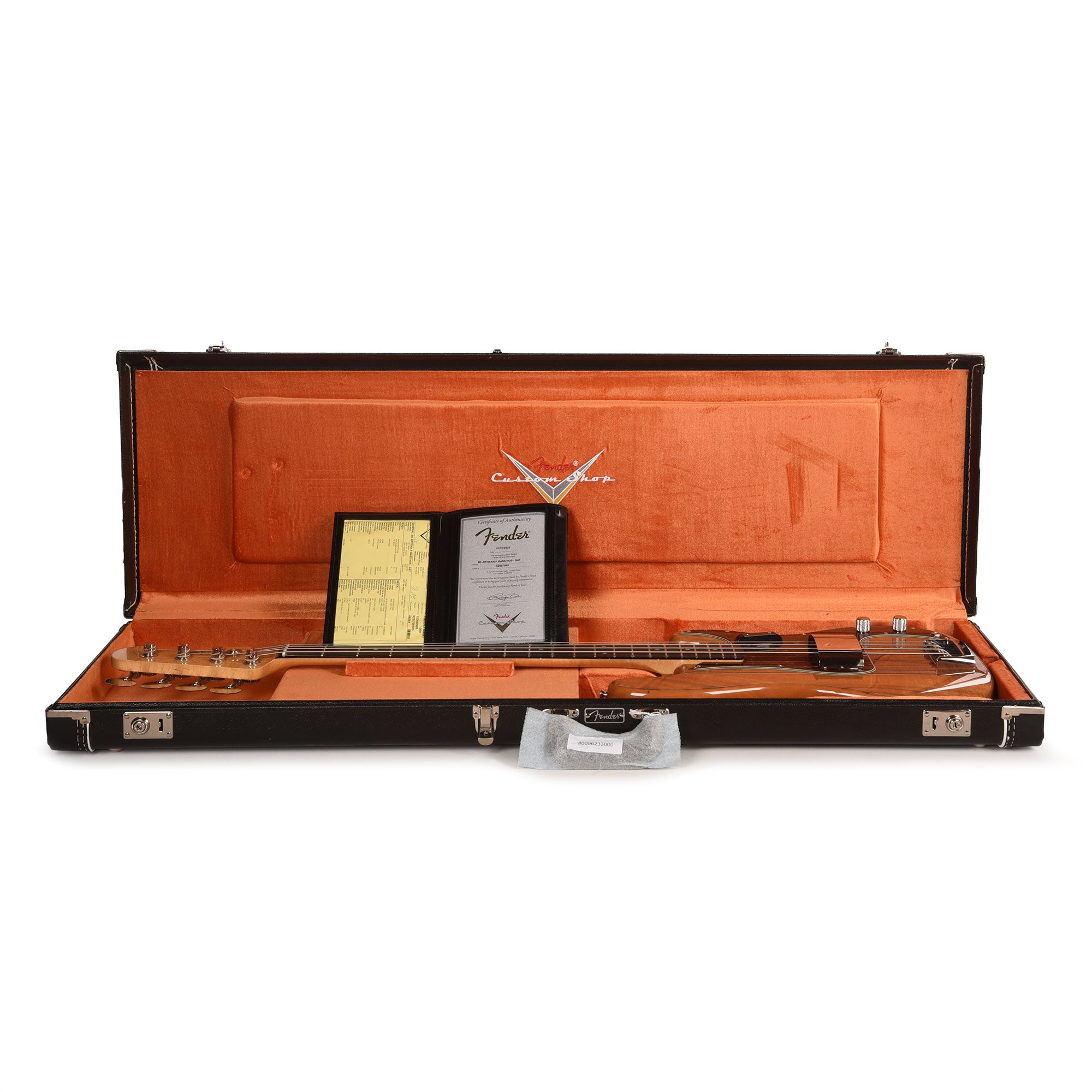 Fender Custom Shop Artisan Koa Precision Bass NOS Natural