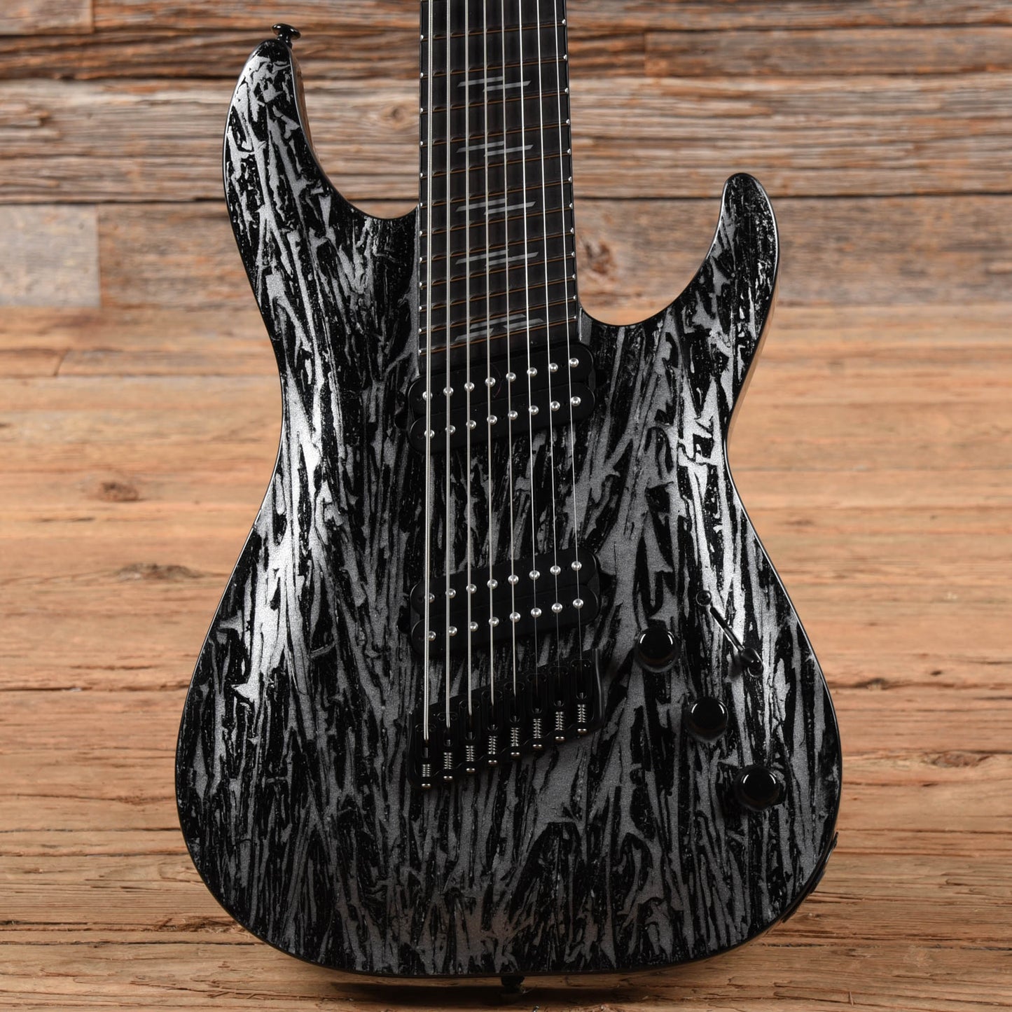 Schecter C-8 Silver Mountain Multi Scale Silver Mountain