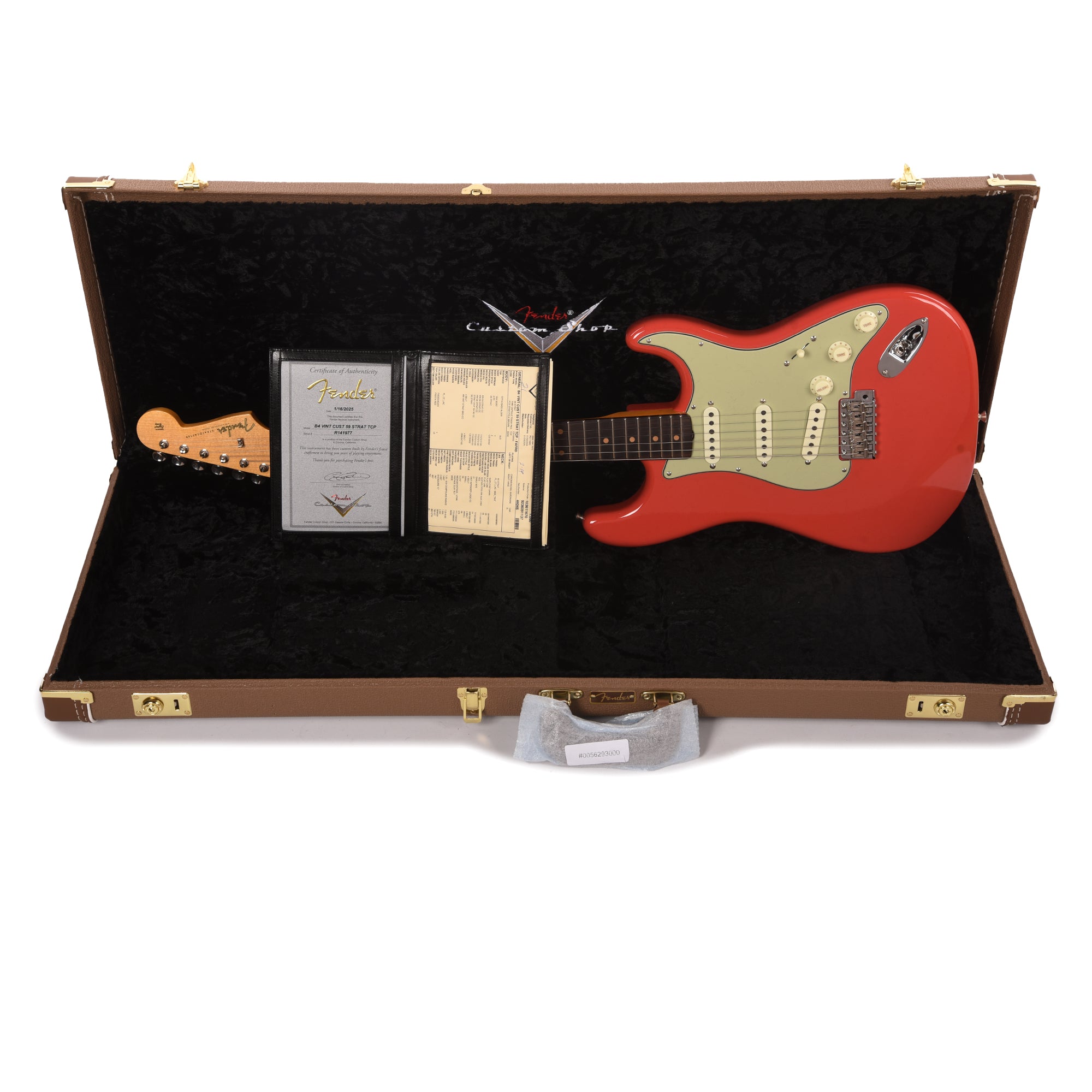 Fender Custom Shop Vintage Custom 1959 Stratocaster Time Capsule Fiesta Red
