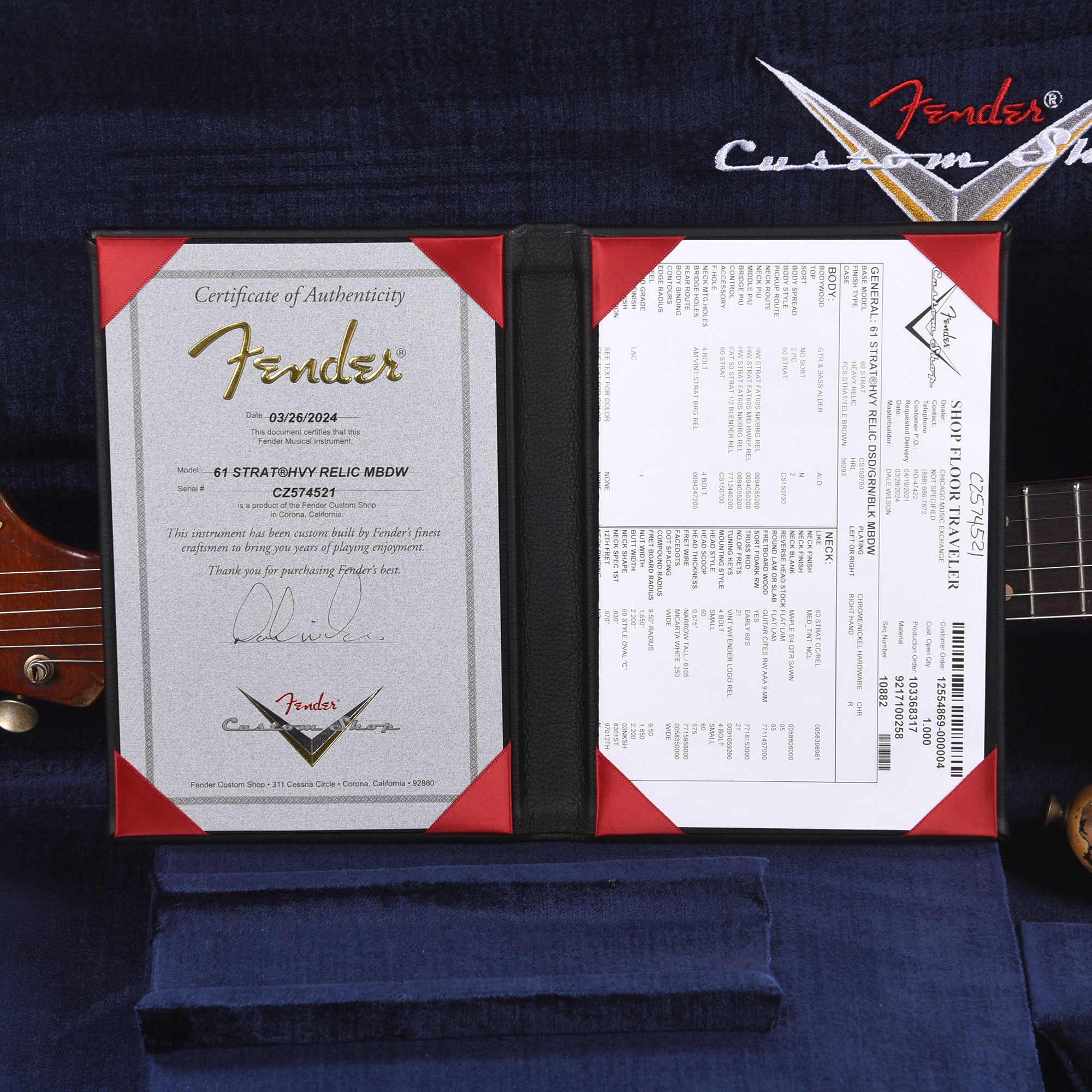 Fender Custom Shop 1961 Stratocaster Heavy Relic Desert Sand over Olive Drab over Black Master Built by Dale Wilson