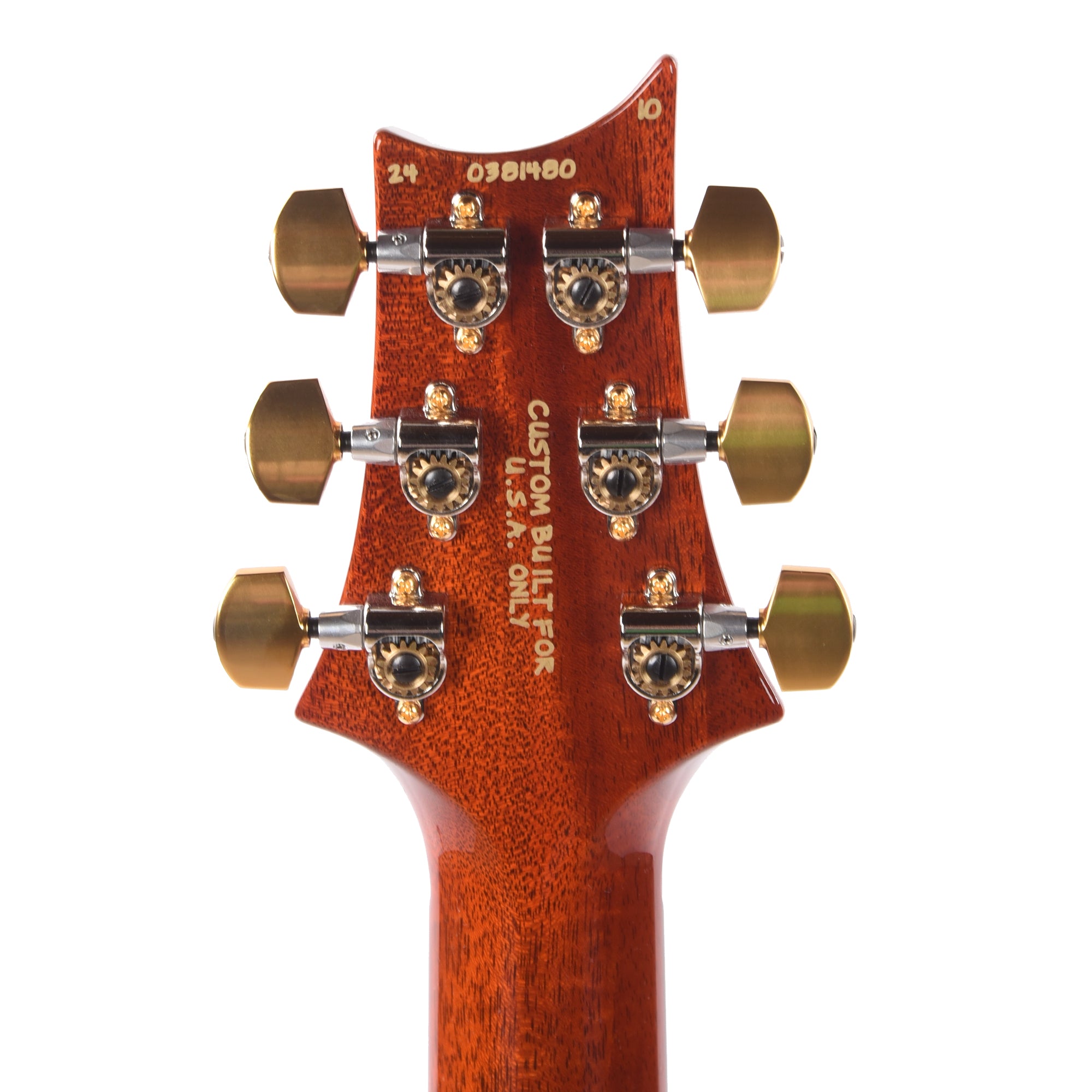 PRS Wood Library Custom 24 Piezo 10-Top Quilt Faded McCarty Sunburst w/Brazilian Rosewood Fingerboard