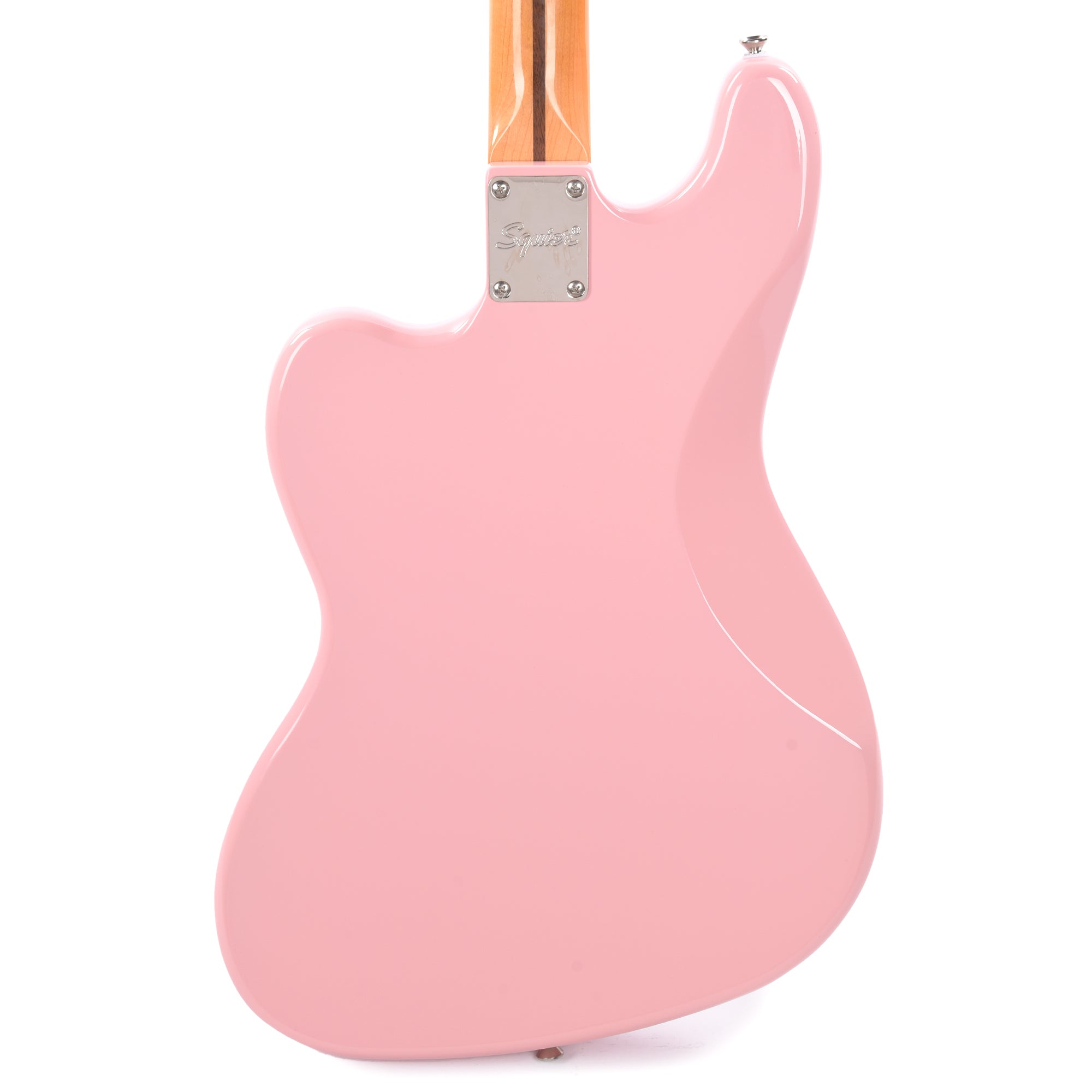 Squier Classic Vibe Bass VI Shell Pink w/Matching Headcap & 3-Ply Parchment Pickguard