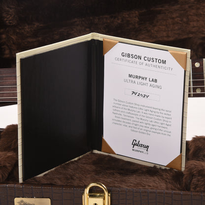 Gibson Custom Shop Murphy Lab 1957 Les Paul Junior Single Cut Reissue TV Yellow Ultra Light Aged