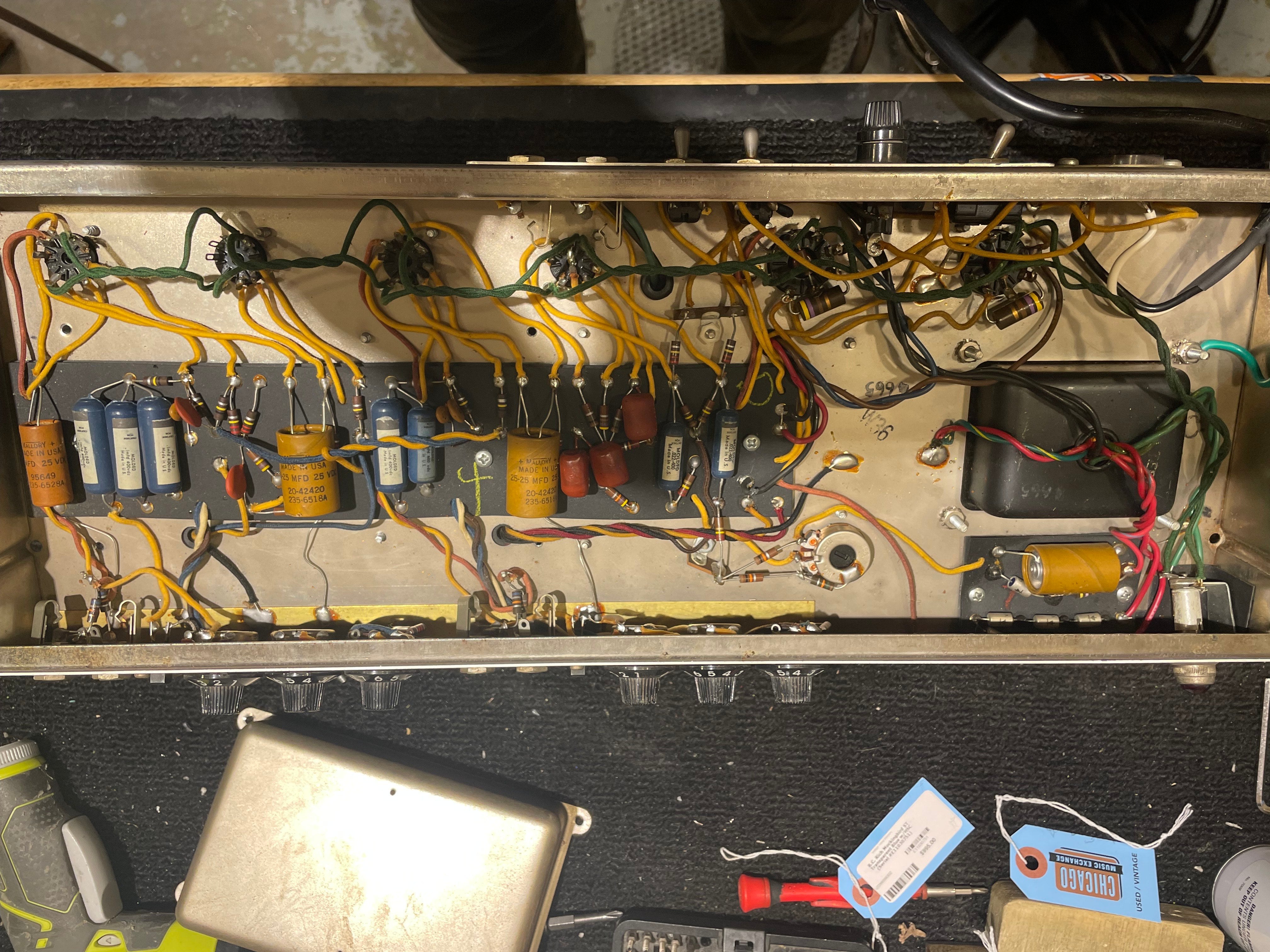 Fender Fender Bassman w/ Cab 1965  - Dave Amato of REO Speedwagon