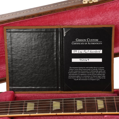 Gibson Custom Shop 1959 Les Paul Standard LEFTY "CME Spec" Green Lemon VOS w/'59 Carmelita Neck