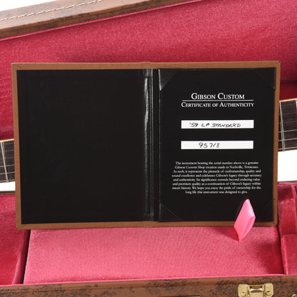 Gibson Custom Shop 1959 Les Paul Standard "CME Spec" Factory Burst VOS w/60 V2 Neck