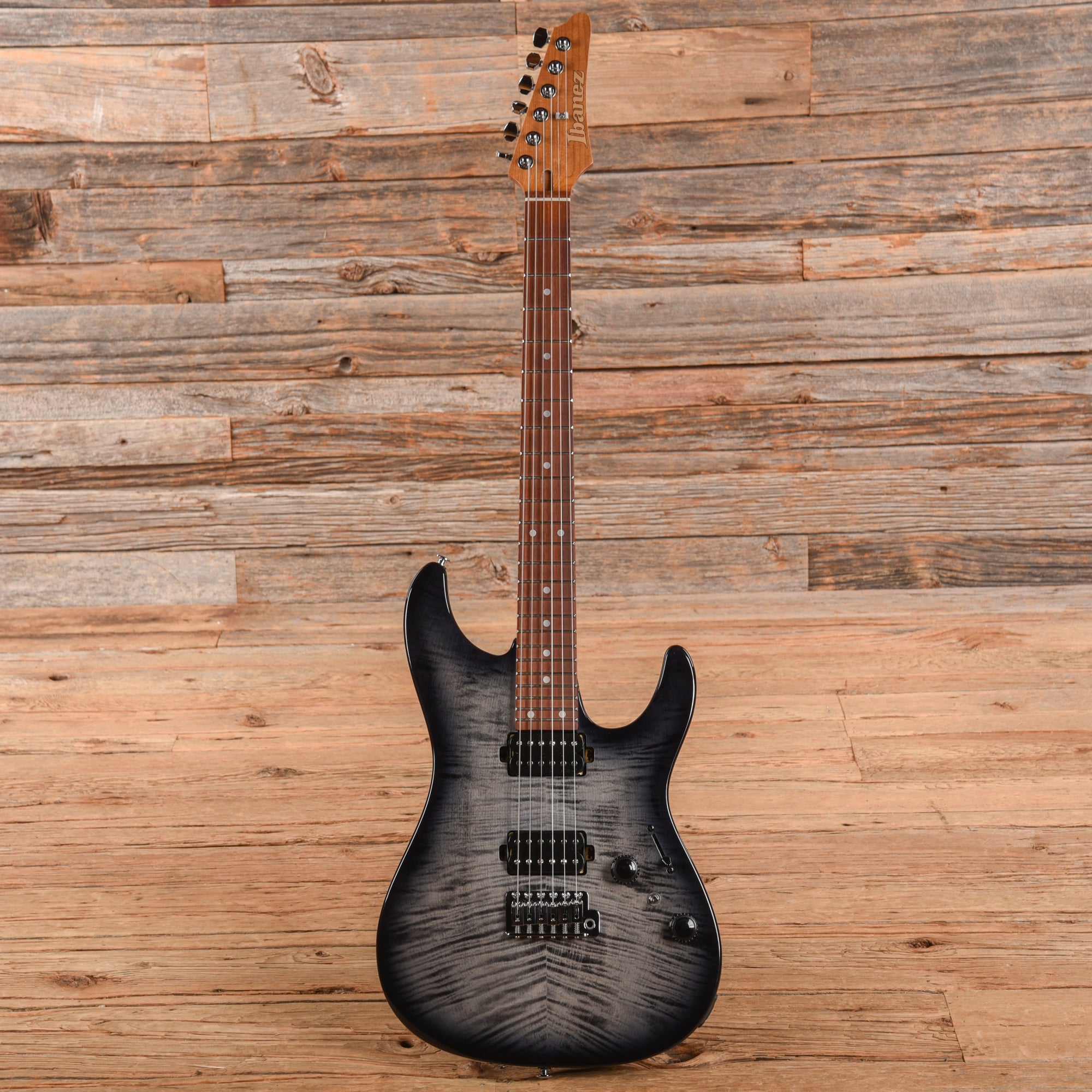 Ibanez AZ24S1F Standard Transparent Black Sunburst 2024