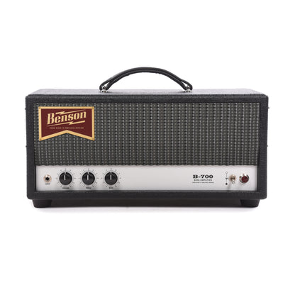 Benson B700 700w Bass Tube Amp Head Black w/ Silver Grill
