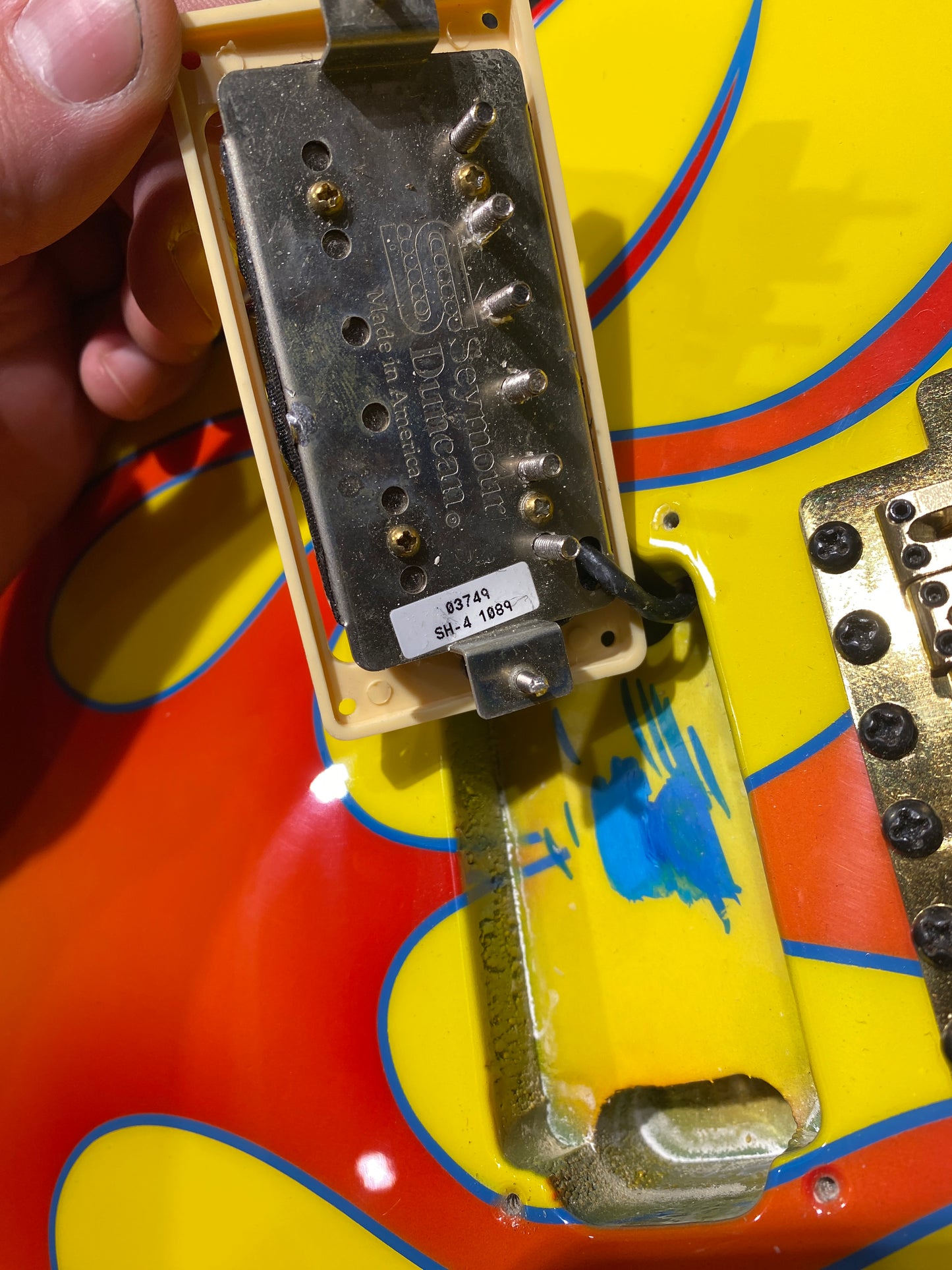 Charvel San Dimas S-Style Grover Jackson Custom Paint Job by Dan Lawrence 1980s