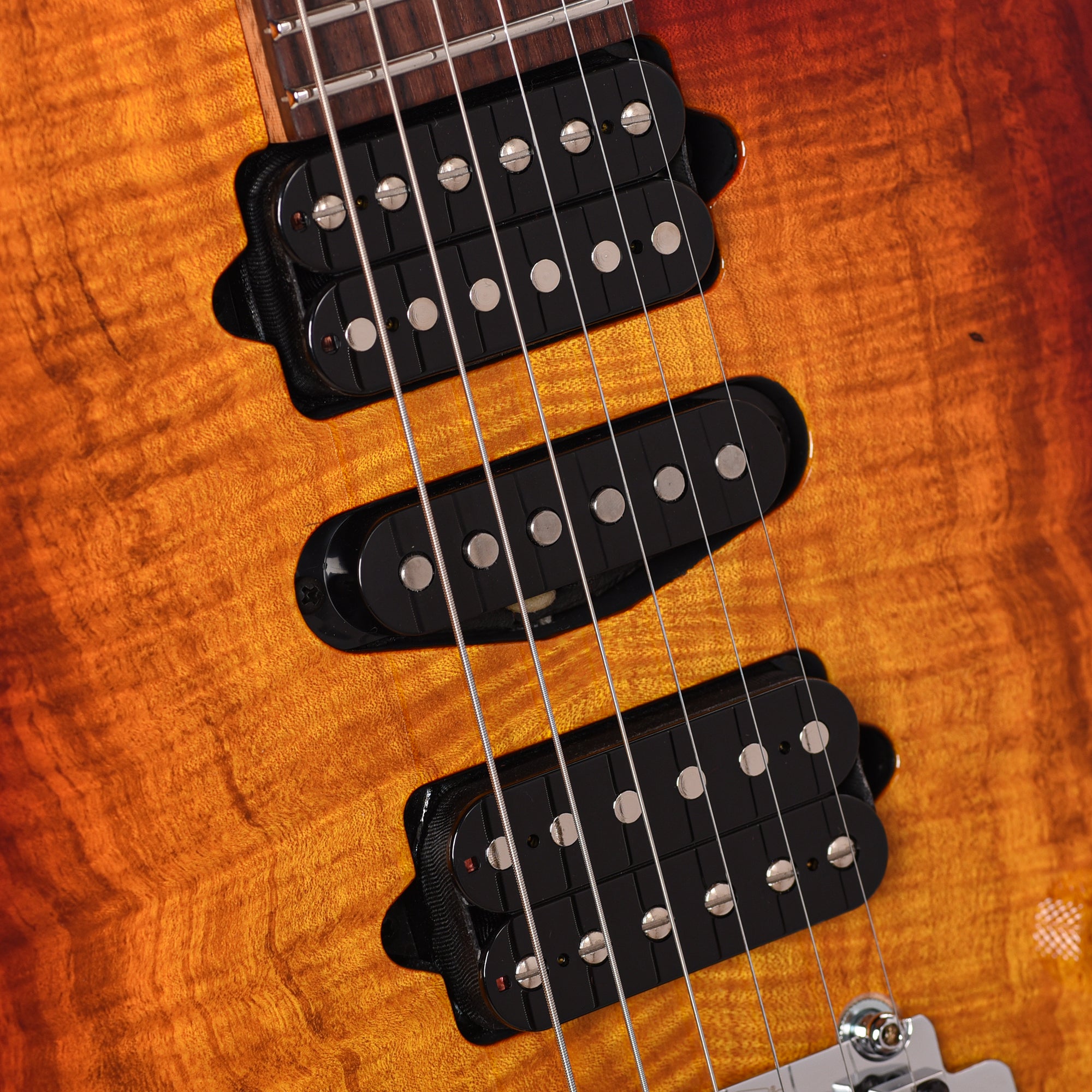 Suhr Custom Modern T Aged Cherry Burst w/CME-Selected Spalt Maple Top