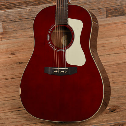 Guild DS-240 Memoir Slope Shoulder Acoustic Guitar Wine Red