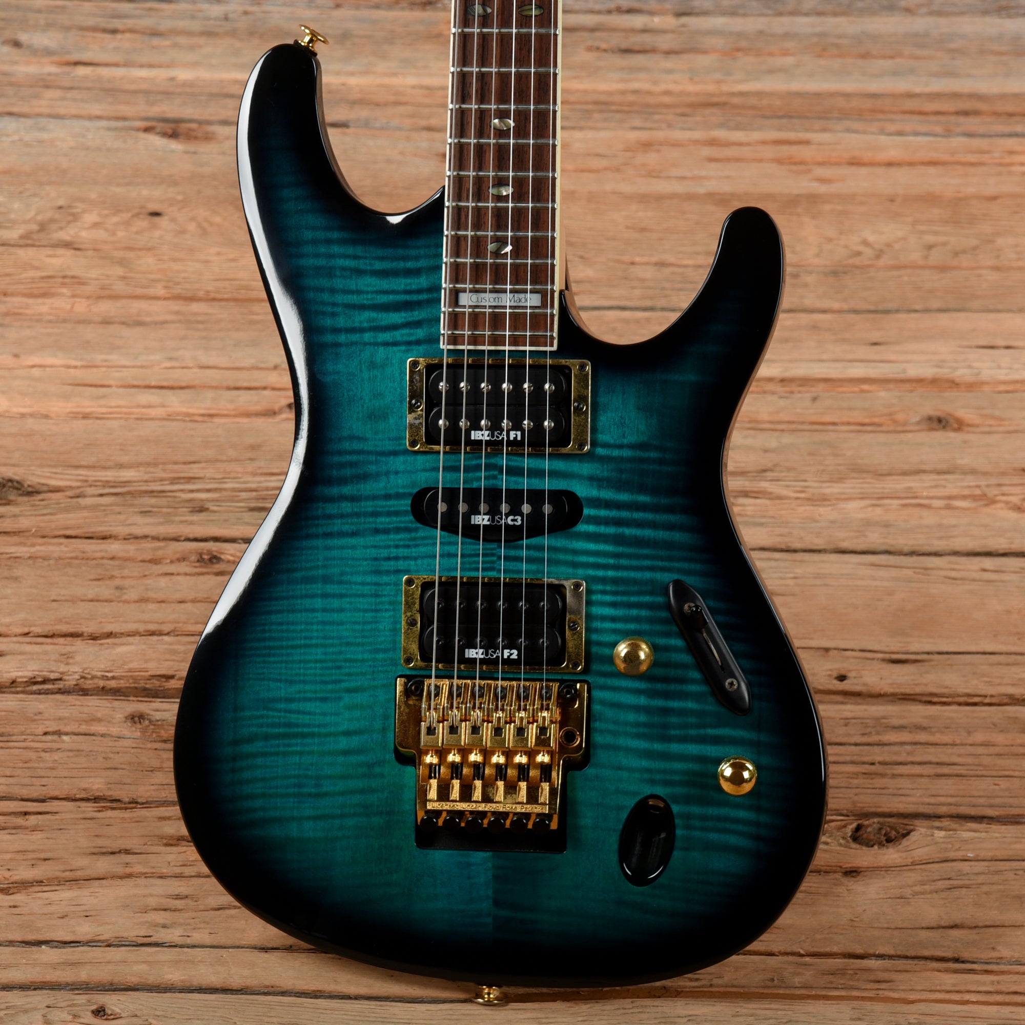 Ibanez S540FM 日本製 Custom Made グリーン フレイム Ibanez S540FM Green Burst – Chicago Music Exchange
