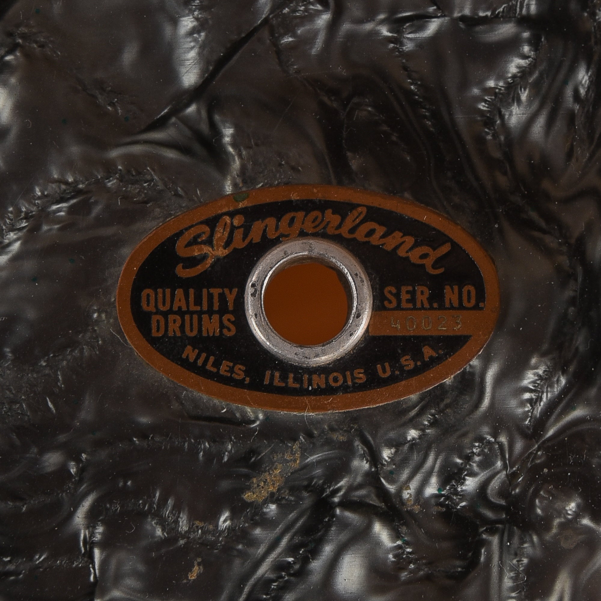 Slingerland Slingerland Gene Krupa 13/16/20 VINTAGE Black Diamond Pearl 1962