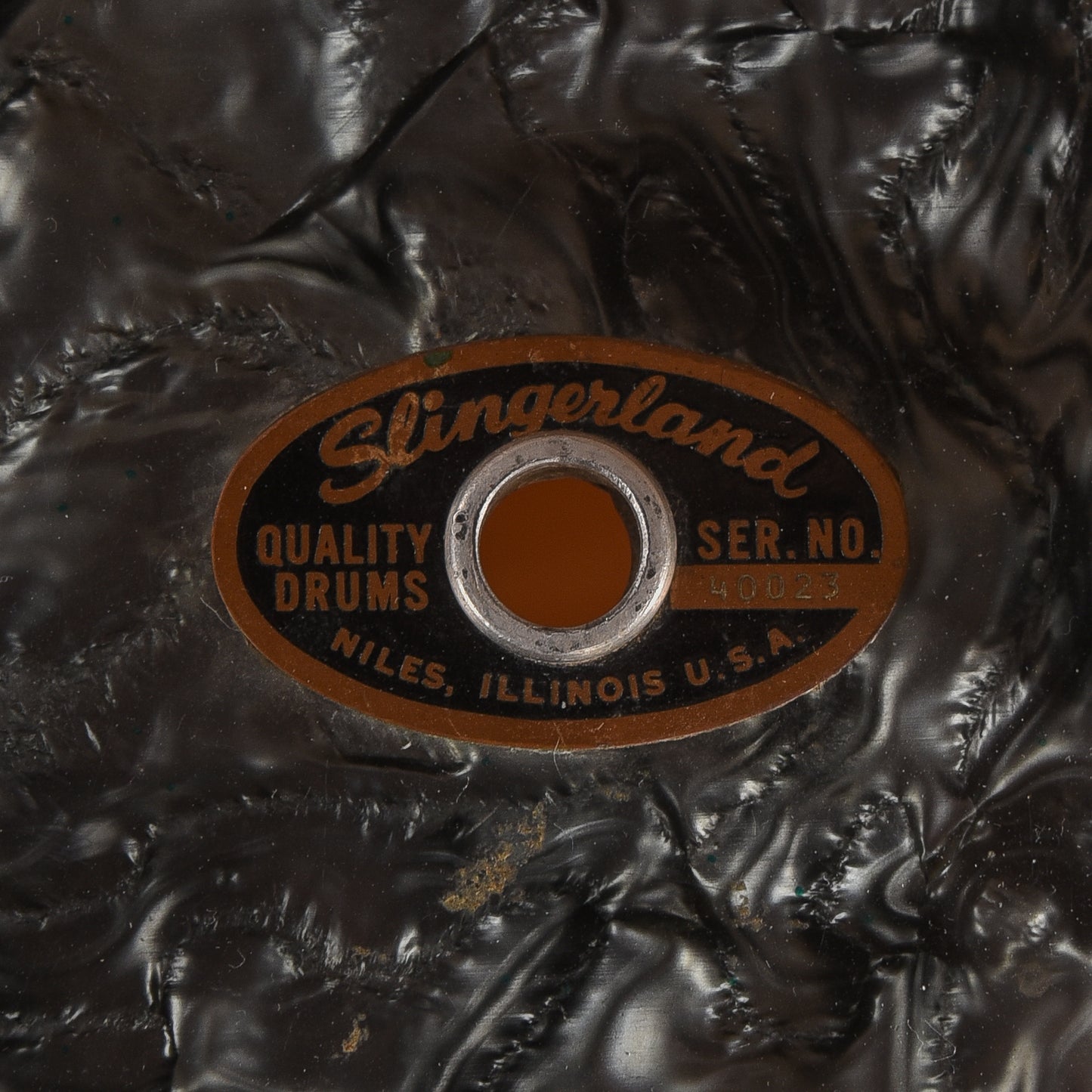 Slingerland Slingerland Gene Krupa 13/16/20 VINTAGE Black Diamond Pearl 1962