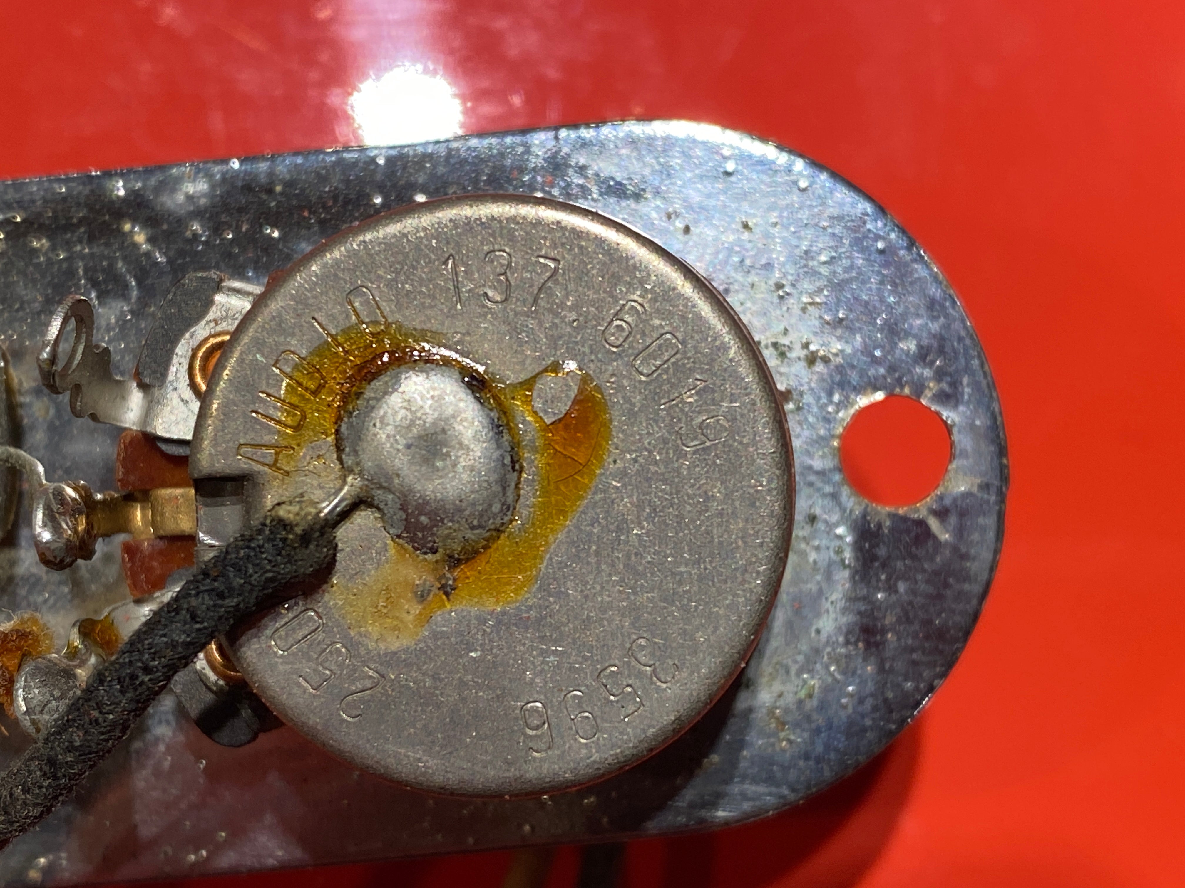 Fender Esquire Fiesta Red Refin 1960