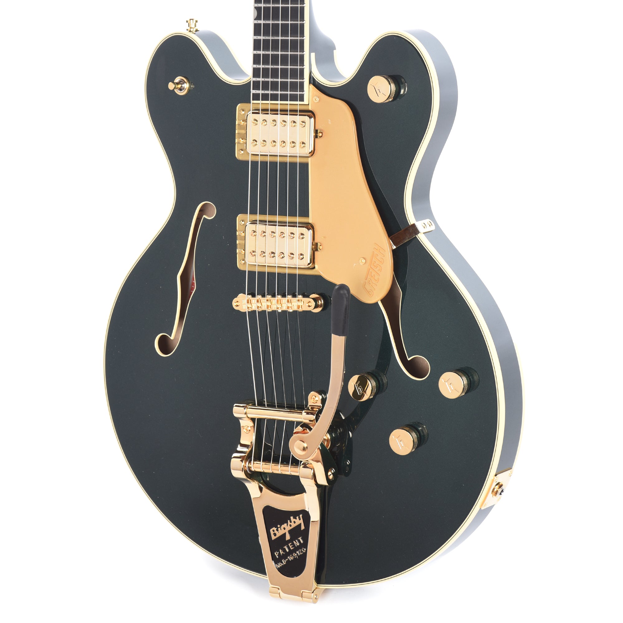 Gretsch Broadkaster LX Center Block with String-Thru Bigsby and Gold Hardware Cadillac Green