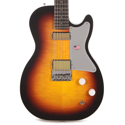 Harmony Factory Special Jupiter Thinline Flame Maple Top 3-Tone Sunburst