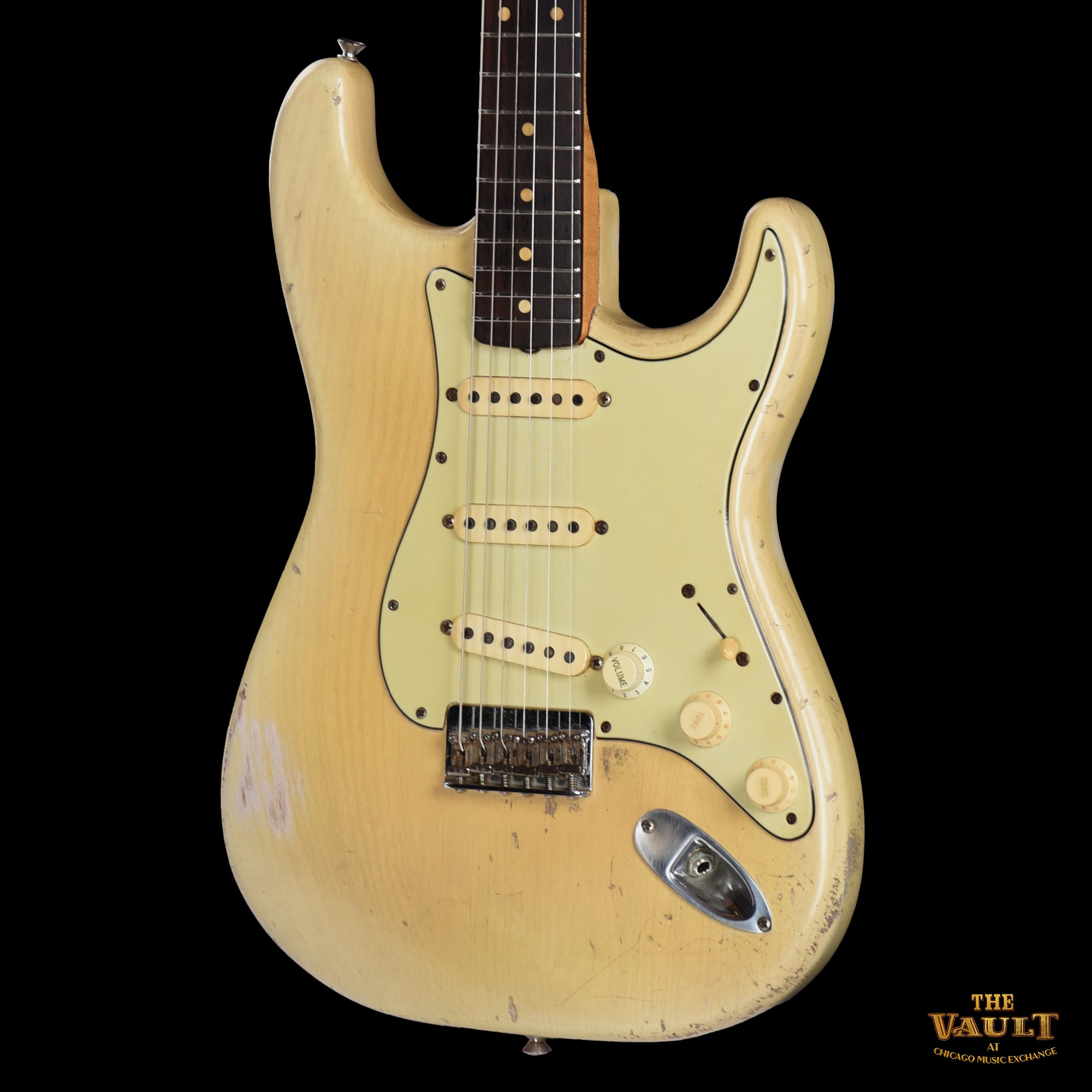 Fender Stratocaster Hardtail Blonde Refin by Clive Brown 1963