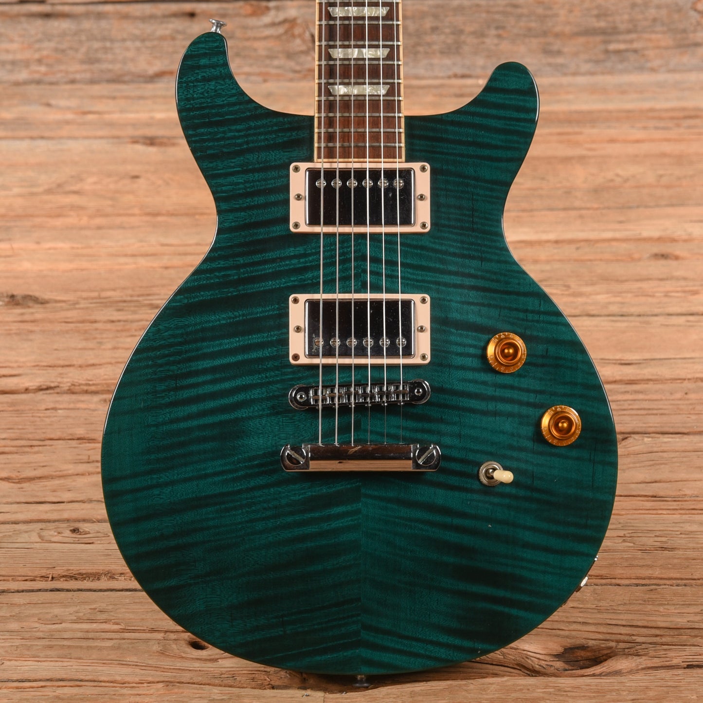 Gibson Les Paul Double Cut Standard Green Jalapeno 1998