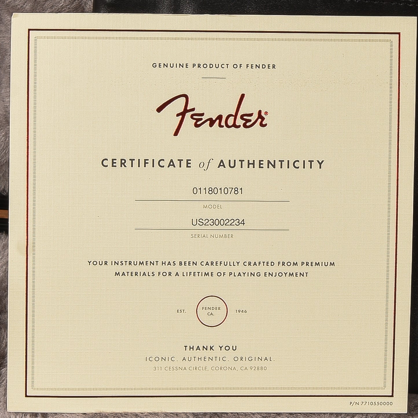 Fender Eric Clapton Artist Series Stratocaster Pewter 2023