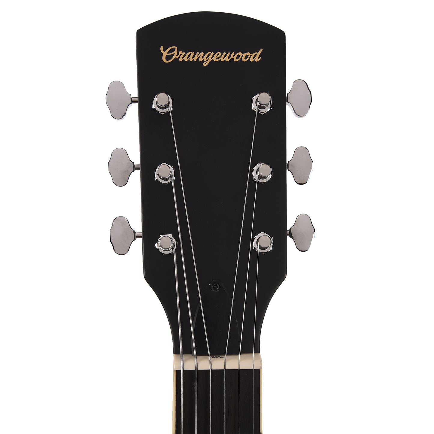 Orangewood Juniper II Black Live Rubber Bridge Acoustic-Electric Guitar