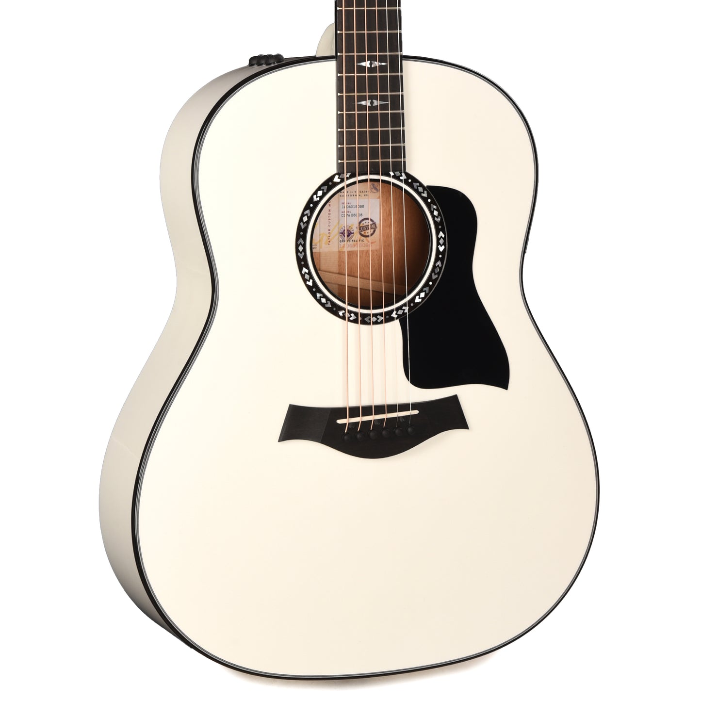 Taylor Custom "The Catch" #5 NAMM 2025 Grand Pacific Torrefied Sitka/Mahogany Pearl White ES2
