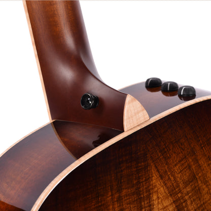 Taylor Custom Grand Concert AA Hawaiian Koa Shaded Edgeburst ES2 w/Figured Maple Binding