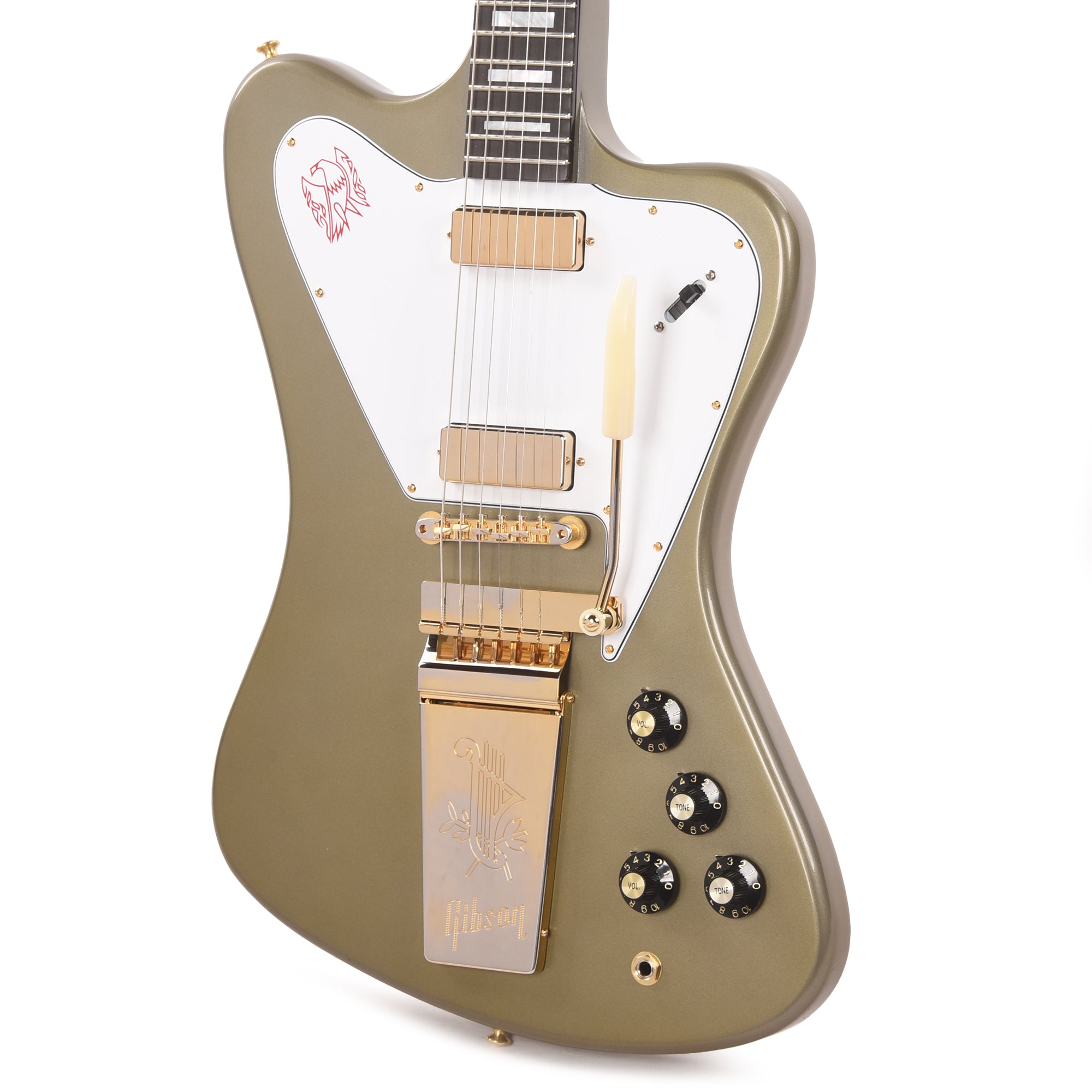 Gibson Custom Shop 1965 Non-Reverse Firebird V Silvermist Poly VOS