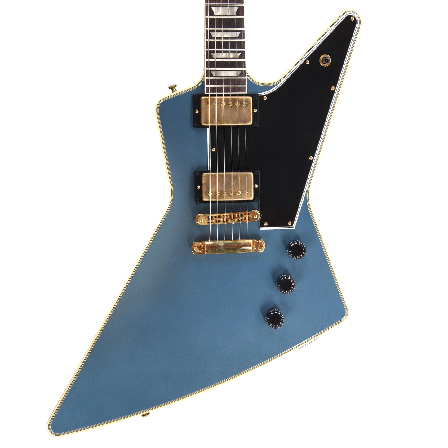 Gibson Custom Shop Explorer Custom "CME Spec" Antique Pelham Blue Sparkle VOS