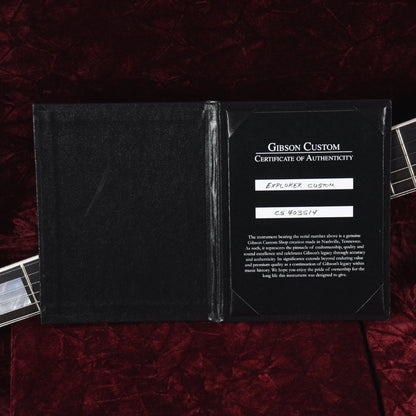 Gibson Custom Shop Explorer Custom "CME Spec" Pink Sparkle VOS w/Stinger