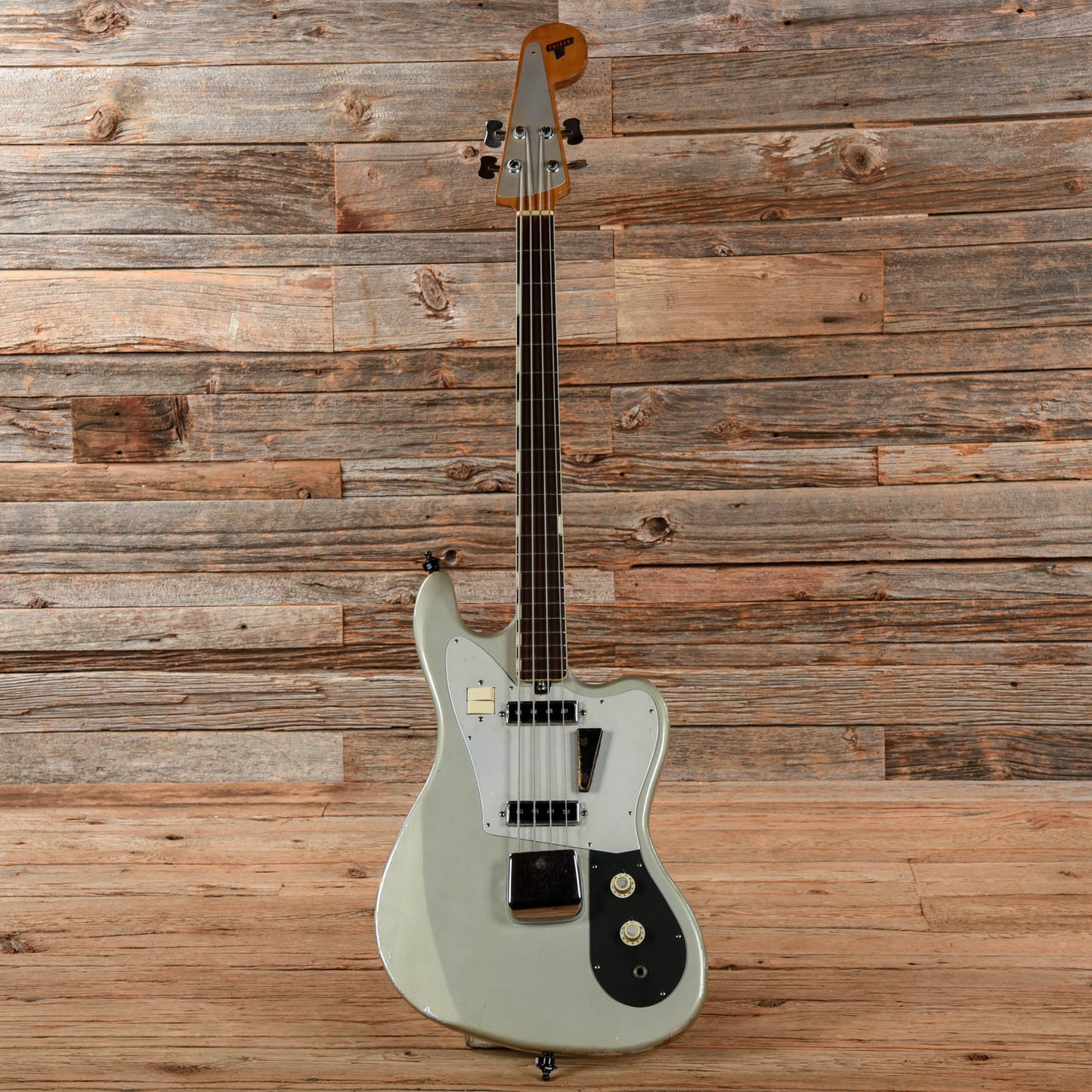 Teisco EB-200 Silver 1960s