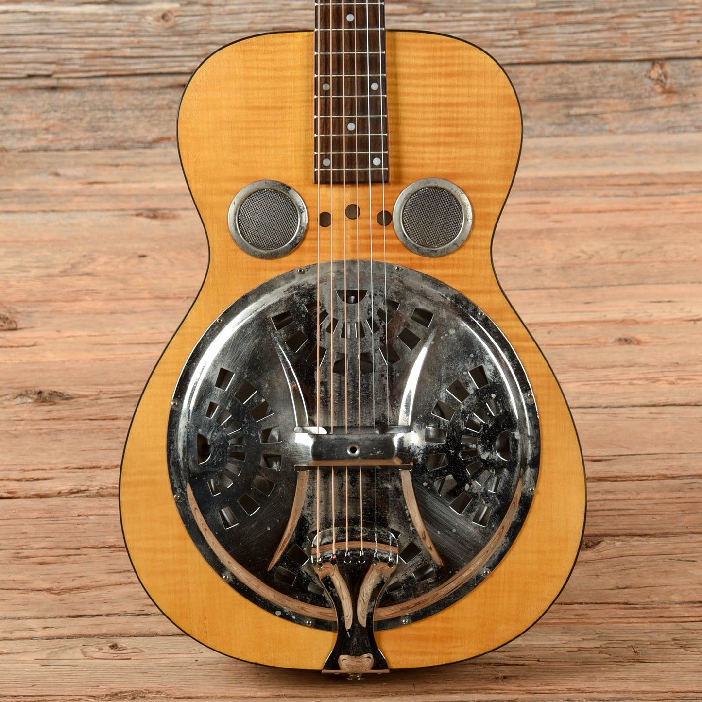Dobro Hound Dog Deluxe Round Neck