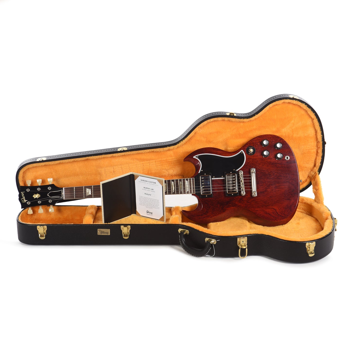 Gibson Custom Shop 1964 SG Standard "CME Spec" True Historic Red Aniline Dye Murphy Lab Ultra Light Aged