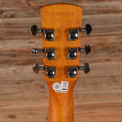 Dobro Hound Dog Round Neck Resonator Vintage Brown