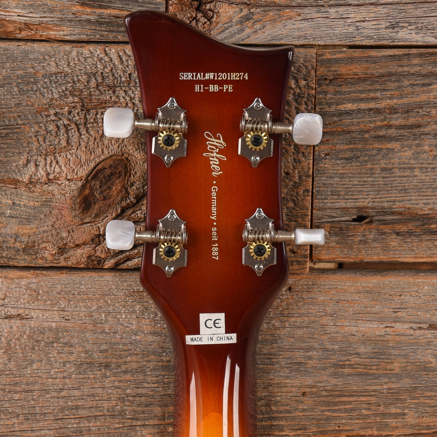 Hofner HI-BB-PE-SB Ignition Violin Bass Sunburst 2012