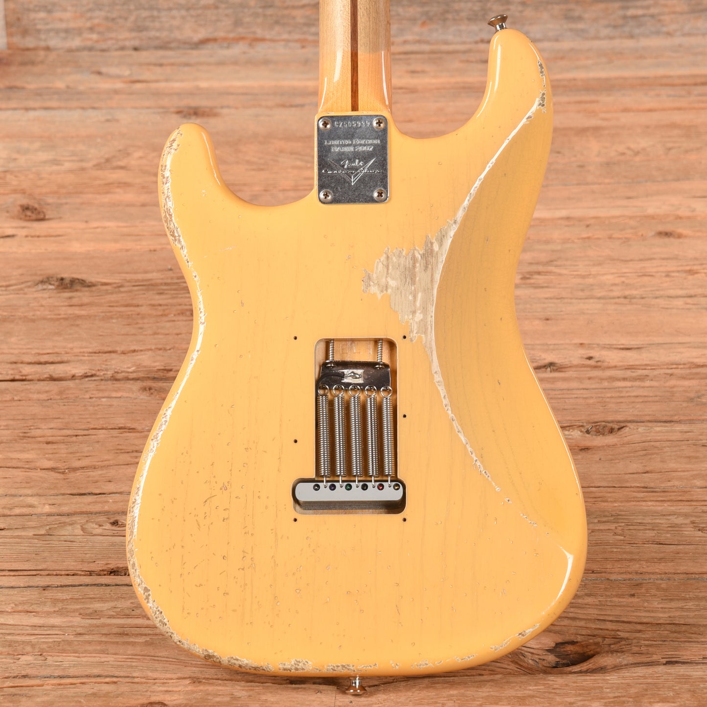 Fender Custom Shop '57 Stratocaster Heavy Relic Nocaster Blonde 2008
