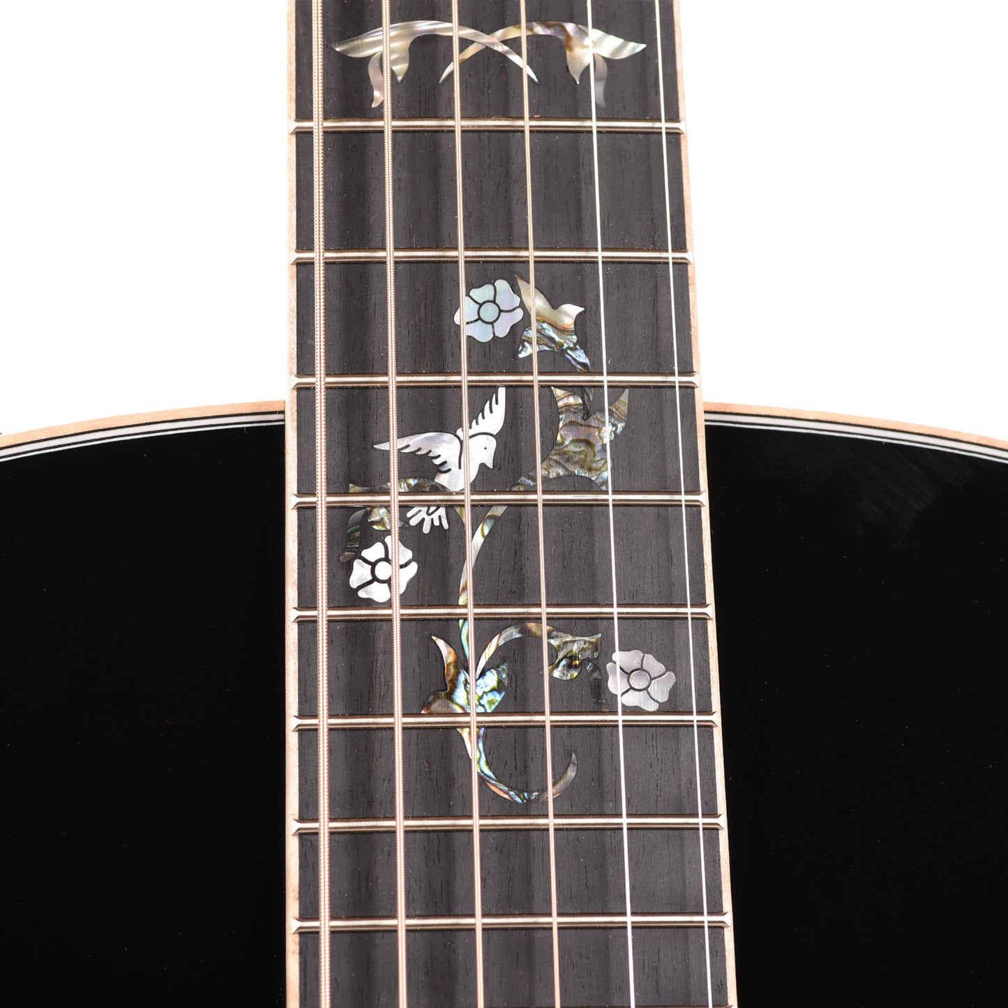 Taylor Custom Grand Pacific Adirondack Spruce/Flame Maple Black Top/Vintage Sunburst Back w/Cindy & Rose Inlays