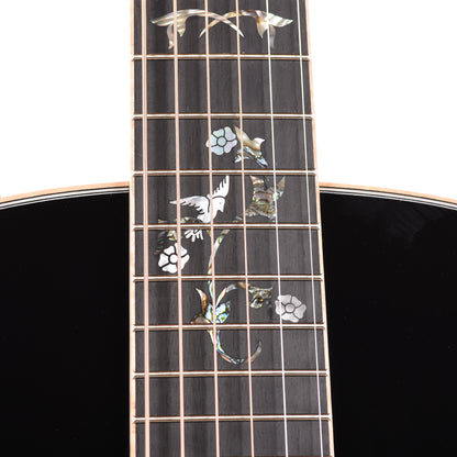 Taylor Custom Grand Pacific Adirondack Spruce/Flame Maple Black Top/Vintage Sunburst Back w/Cindy & Rose Inlays