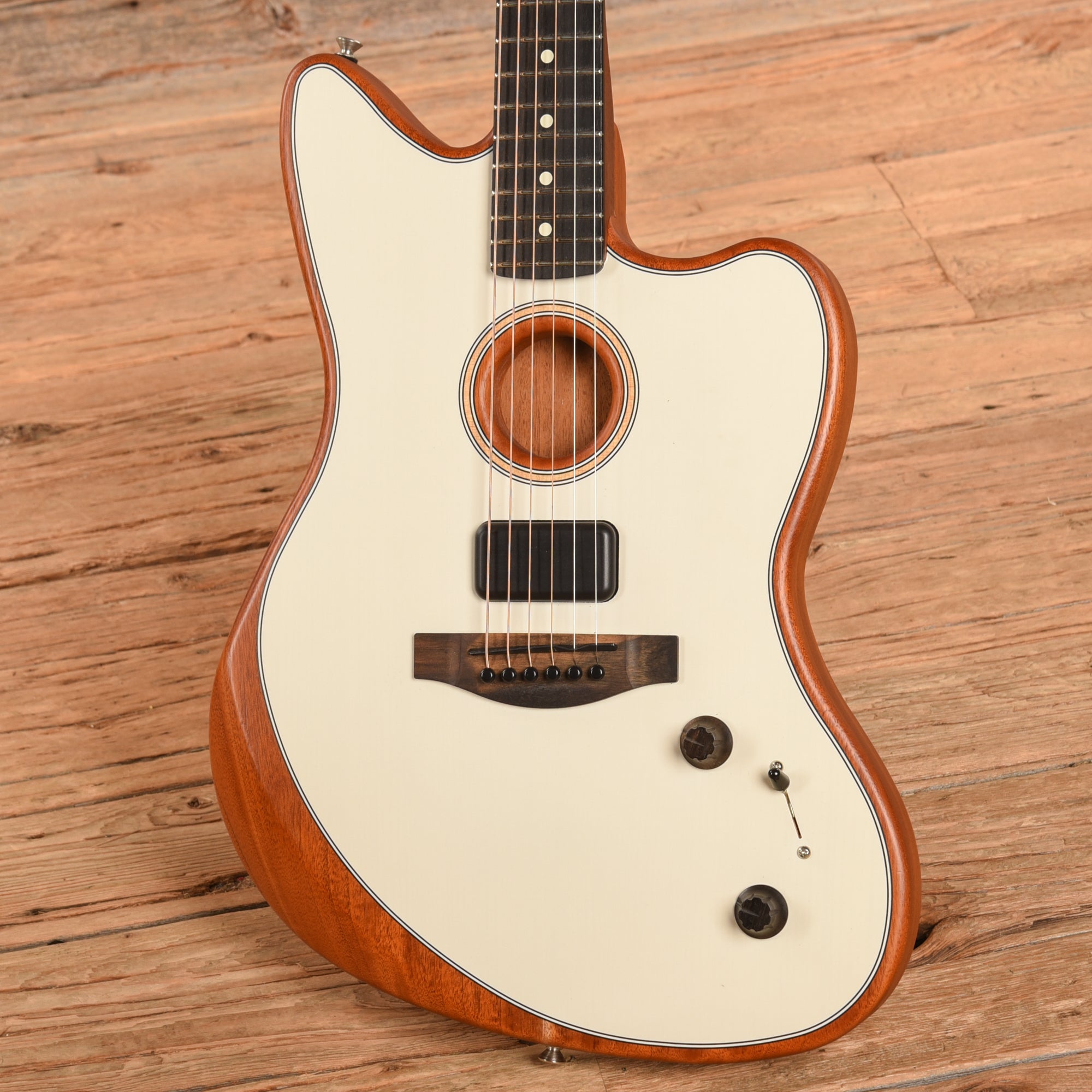 Fender American Acoustasonic Jazzmaster Olympic White 2021