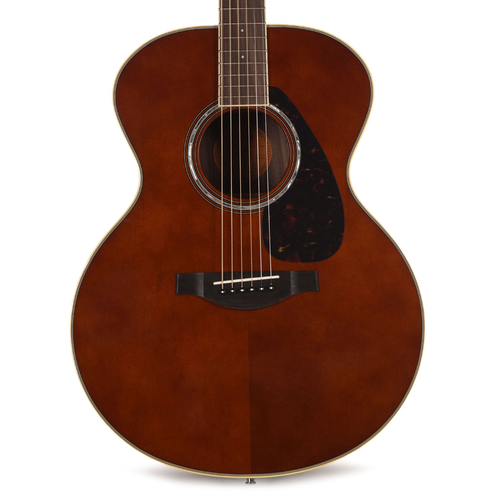 Yamaha LJ6RDTHB Grand Auditorium Acoustic Electric Guitar Dark Tint