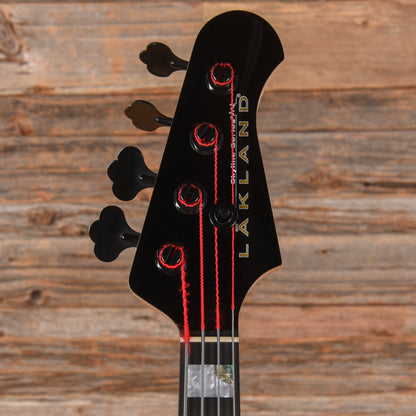 Lakland Skyline Series 44-64 Custom Transparent Red 2023