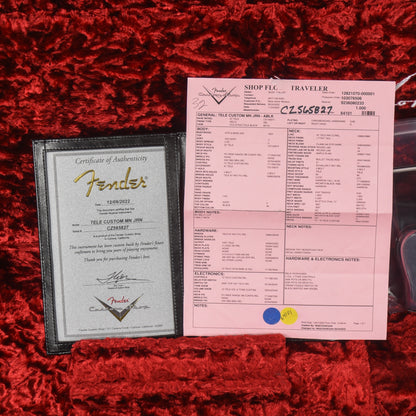 Fender Custom Shop '70s Telecaster Custom Journeyman Relic Black 2022