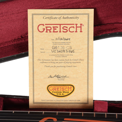 Gretsch Custom Shop G6136T-59 Falcon NOS Aged Purple Sparkle Master Built by Chad Henrichsen