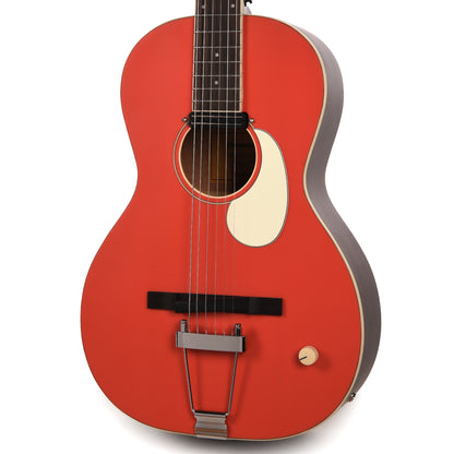Orangewood Juniper Guava Red Live Rubber Bridge Parlor Acoustic Guitar