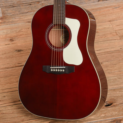 Guild DS-240 Memoir Slope Shoulder Acoustic Guitar Wine Red