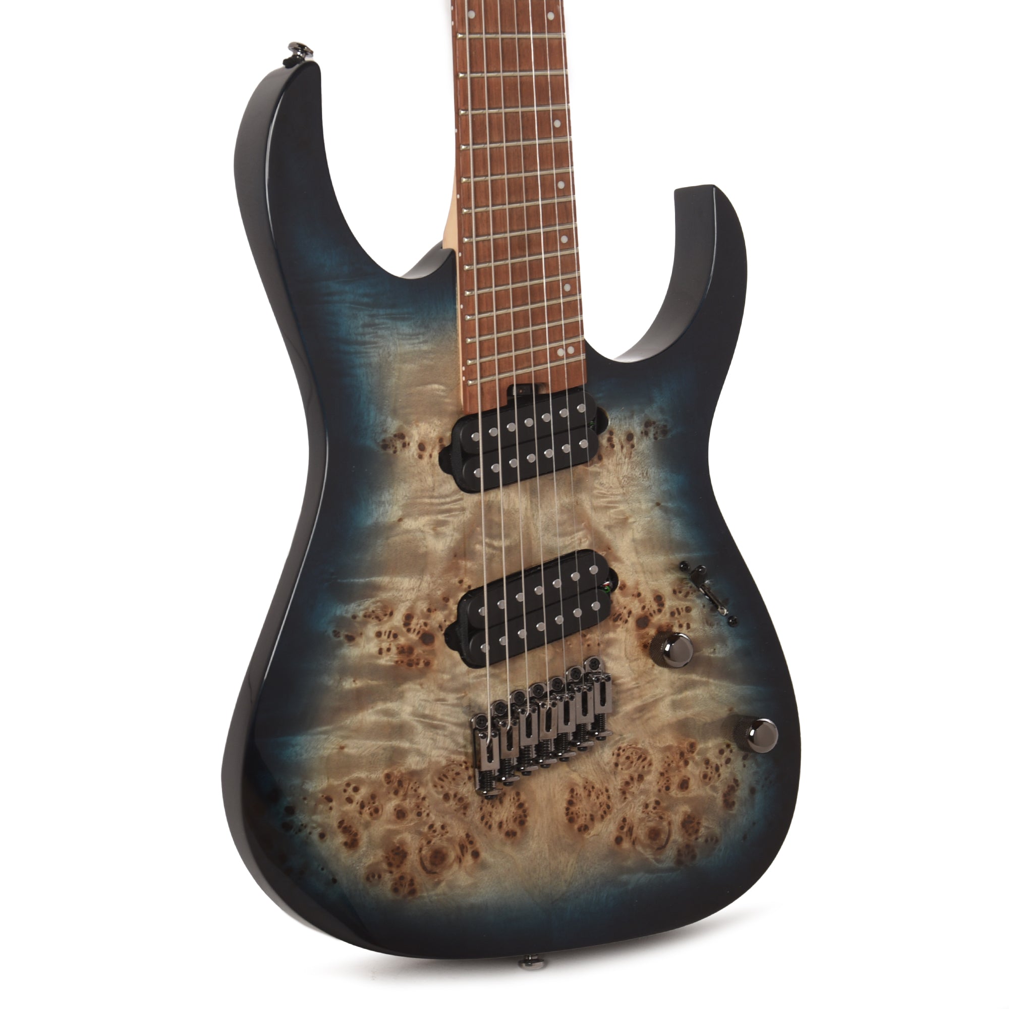 Ibanez RGMS7PBCBS RG Multi Scale 7-String Electric Guitar Cosmic Blue Starburst