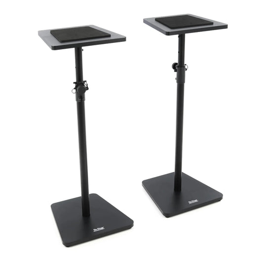 On-Stage Stands SMS7500B Wood Studio Monitor Stands Pair Black