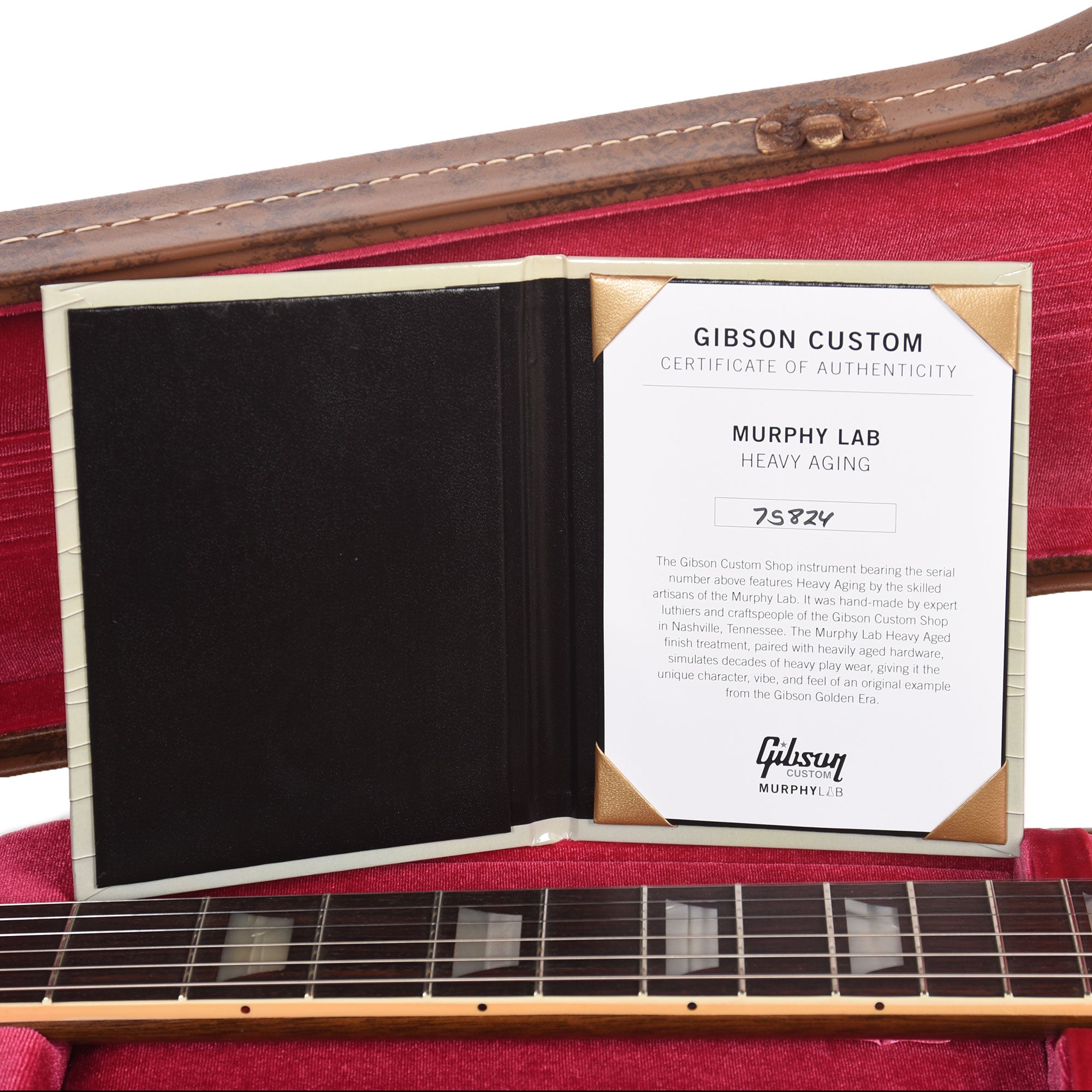 Gibson Custom Shop 1957 Les Paul Standard Mahogany Top Walnut Murphy Lab Heavy Aged