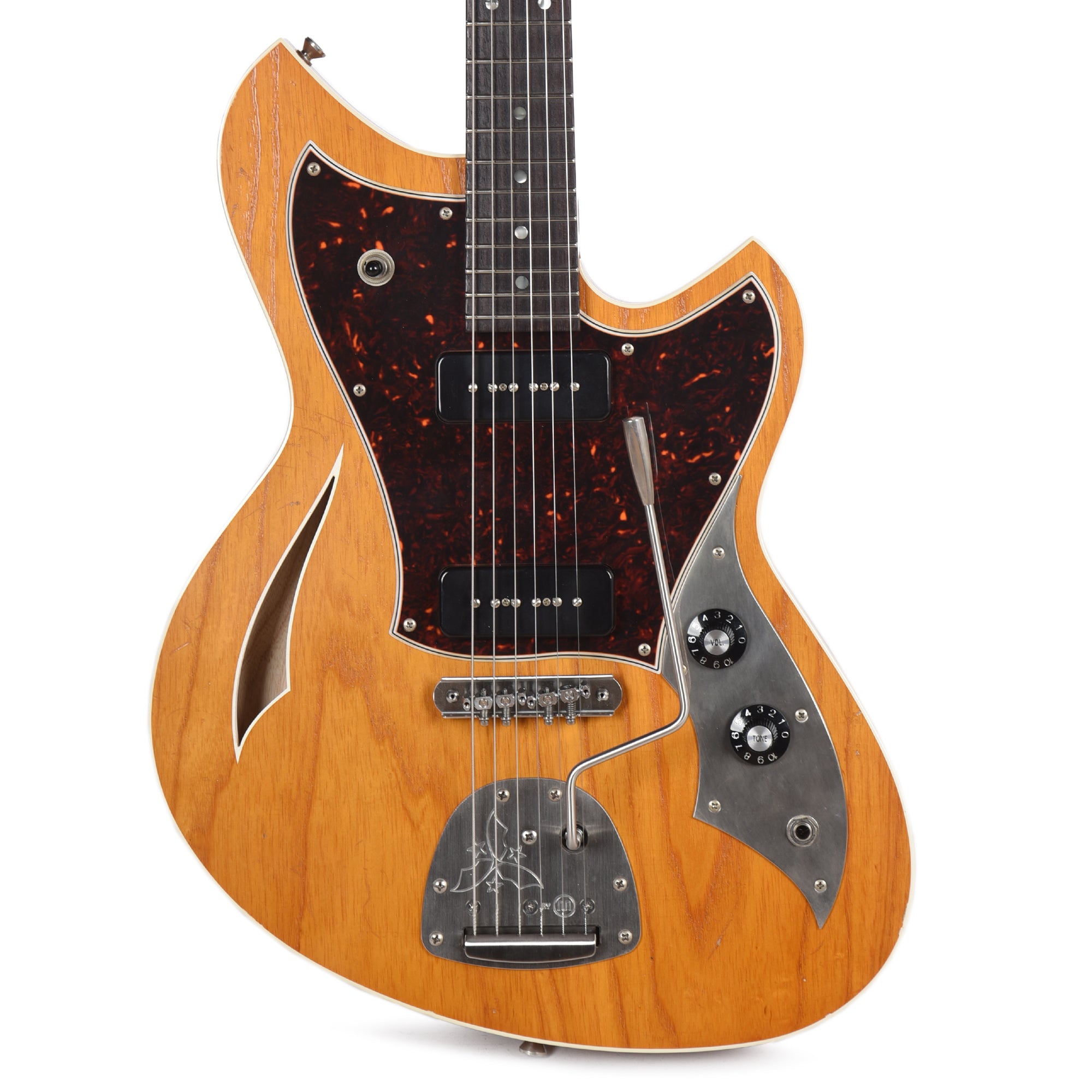 Novo Miris J Amber Light Distress w/Fralin P-90 Pickups