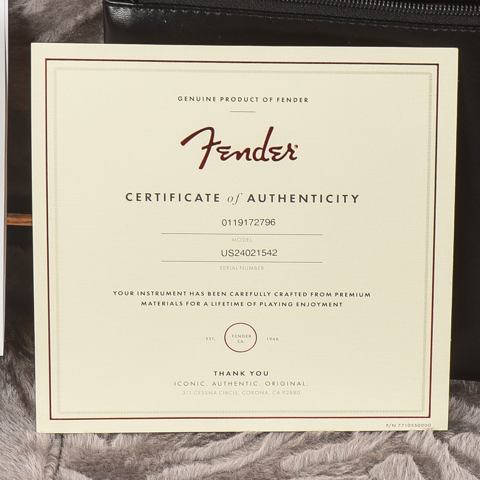 Fender American Ultra II Telecaster Avalanche 2024